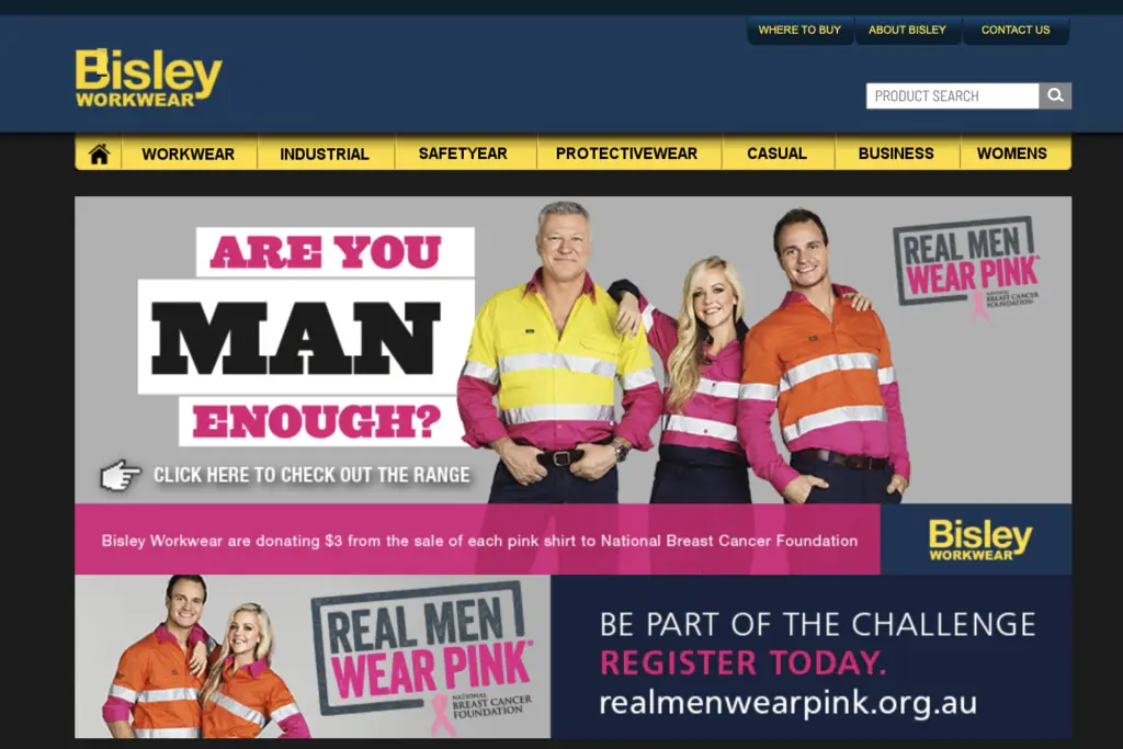 2010 Bisley Workwear B2B eCommerce Bespoke Open Source Platform