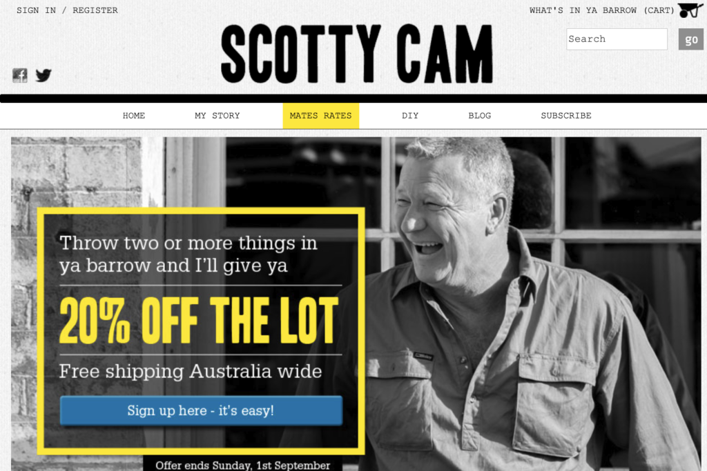 Bespoke and WordPress Build & Managed Scotty Cam Website 2011 to 2014